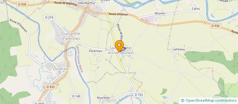 localisation de l'entreprise COMITE DES FETES DE SAINT-GLADIE-ARRIVE-MUNEIN  SAINT-GLADIE-ARRIVE-MUNEIN