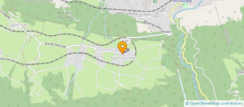 localisation de l'entreprise COMITE DES FETES DE SAINT-LAURENT  SAINT-LAURENT