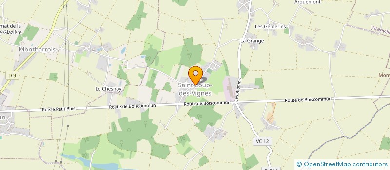 localisation de l'entreprise COMITE DES FETES DE SAINT LOUP DES VIGNES à SAINT-LOUP-DES-VIGNES