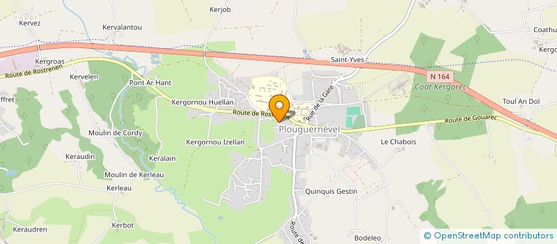 localisation de l'entreprise COMITE DES FETES DE SAINT-LUBIN EN KERGRIST-MOELOU à KERGRIST-MOELOU