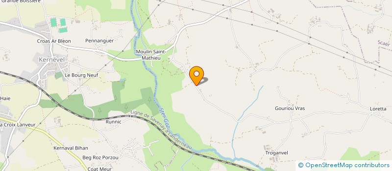 localisation de l'entreprise COMITE DES FETES DE SAINT MATHIEU  BANNALEC