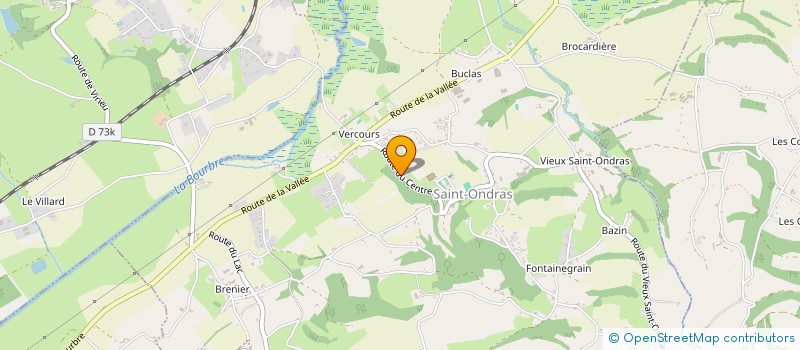 localisation de l'entreprise COMITE DES FETES DE SAINT ONDRAS  SAINT-ONDRAS