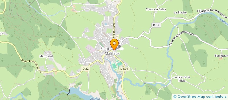 localisation de l'entreprise COMITE DES FETES DE SAINT ROMAIN LES ATHEUX  SAINT-ROMAIN-LES-ATHEUX