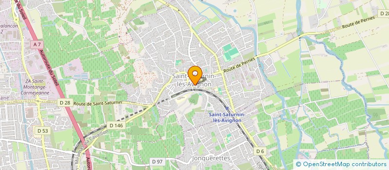 localisation de l'entreprise COMITE DES FETES DE SAINT SATURNIN LES AVIGNON  SAINT-SATURNIN-LES-AVIGNON