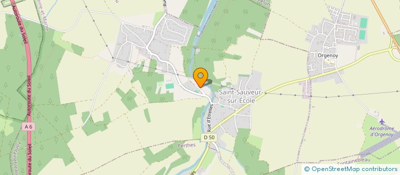 localisation de l'entreprise COMITE DES FETES DE SAINT-SAUVEUR-SUR-ECOLE  SAINT-SAUVEUR-SUR-ECOLE