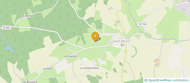 localisation de l'entreprise COMITE DES FETES DE SAINT VERAIN à SAINT-VERAIN