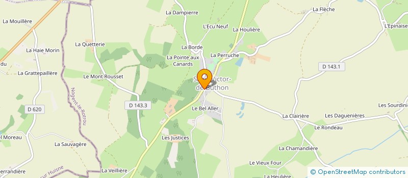 localisation de l'entreprise COMITE DES FETES DE SAINT-VICTOR DE BUTHON à SAINT-VICTOR-DE-BUTHON