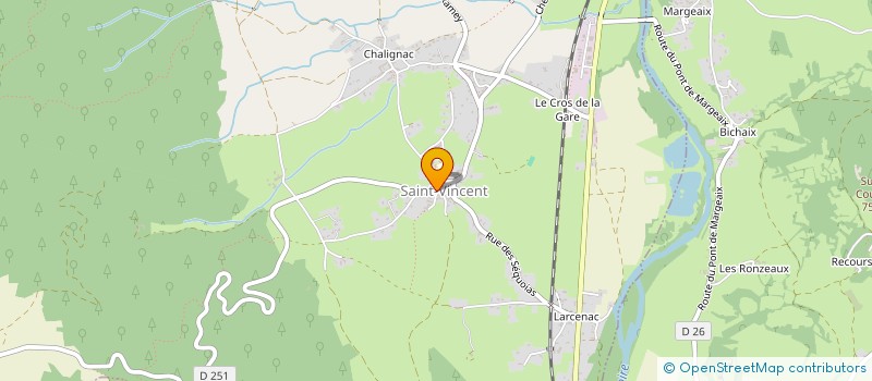 localisation de l'entreprise COMITE DES FETES DE SAINT VINCENT  SAINT-VINCENT