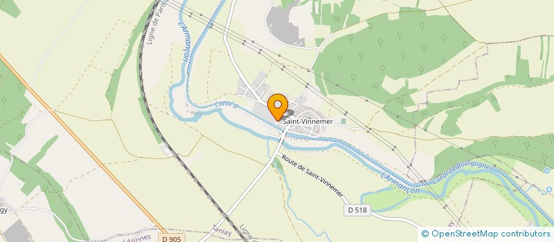 localisation de l'entreprise COMITE DES FETES DE SAINT-VINNEMER à TANLAY