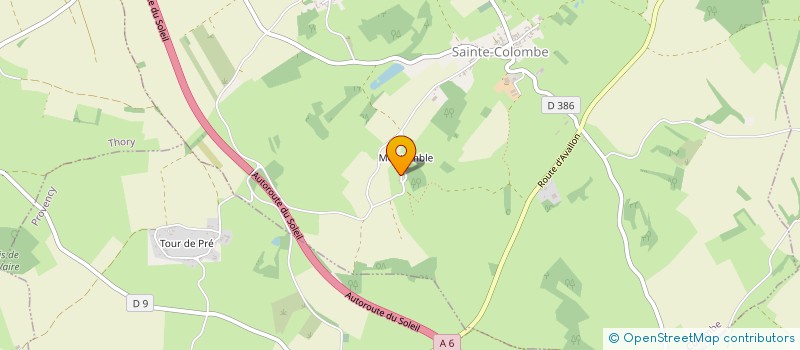 localisation de l'entreprise COMITE DES FETES DE SAINTE COLOMBE  SAINTE-COLOMBE