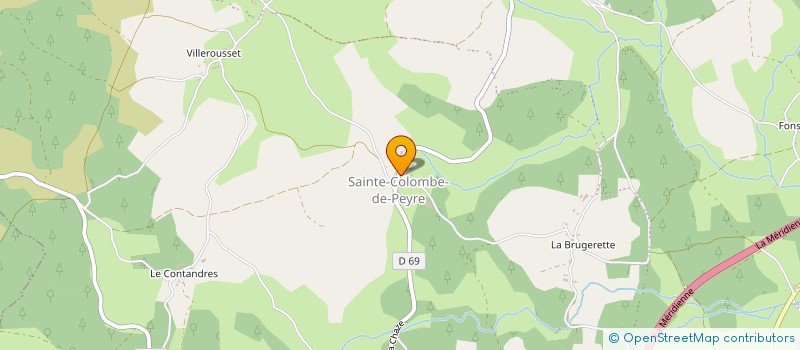 localisation de l'entreprise COMITE DES FETES DE SAINTE-COLOMBE-DE-PEYRE ET DE LA CHAZE-DE-PEYRE à PEYRE EN AUBRAC