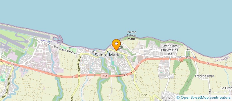 localisation de l'entreprise COMITE DES FETES DE SAINTE MARIE à SAINTE-MARIE