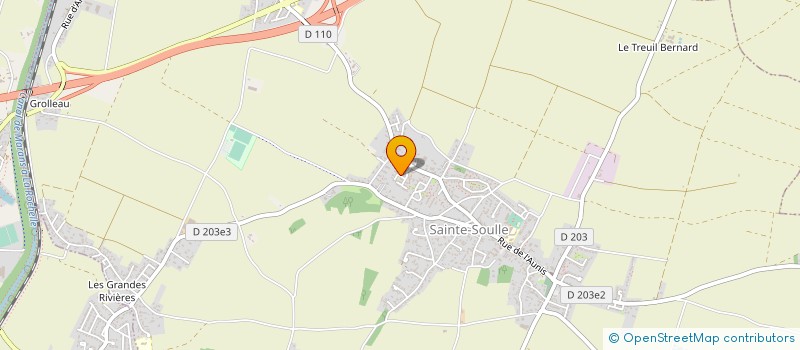 localisation de l'entreprise COMITE DES FETES DE SAINTE SOULLE  SAINTE-SOULLE