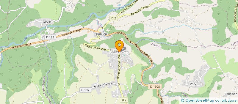 localisation de l'entreprise COMITE DES FETES DE SALLENOVES  SALLENOVES