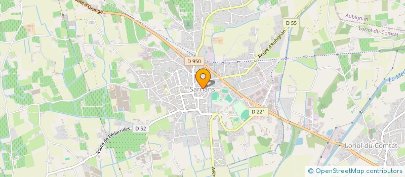 localisation de l'entreprise COMITE DES FETES DE SARRIANS  SARRIANS