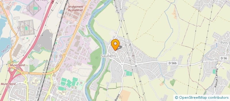 localisation de l'entreprise COMITE DES FETES DE SAUBENS  SAUBENS