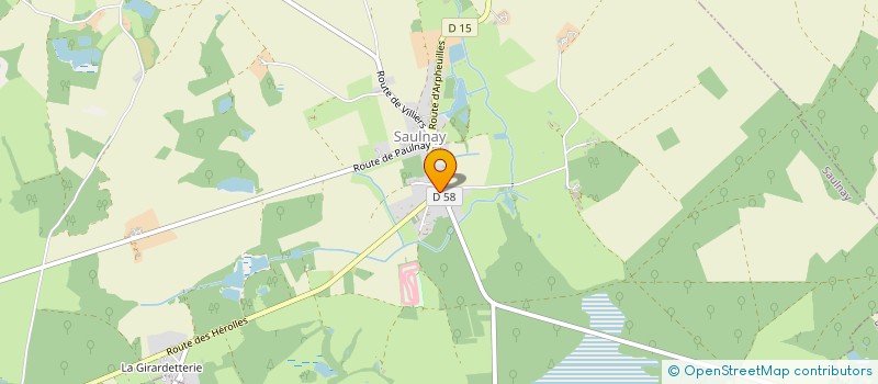 localisation de l'entreprise COMITE DES FETES DE SAULNAY à SAULNAY