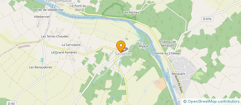 localisation de l'entreprise COMITE DES FETES DE SAUZELLES à SAUZELLES