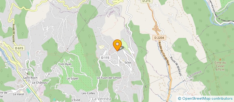 localisation de l'entreprise COMITE DES FETES DE SCLOS DE CONTES à CONTES
