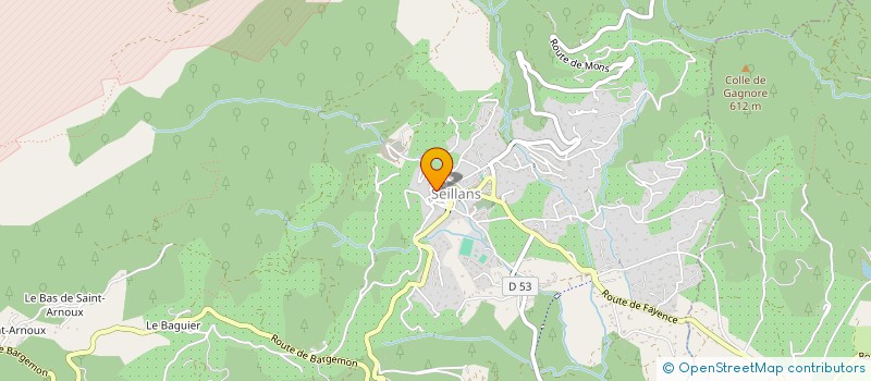 localisation de l'entreprise COMITE DES FETES DE SEILLANS  SEILLANS