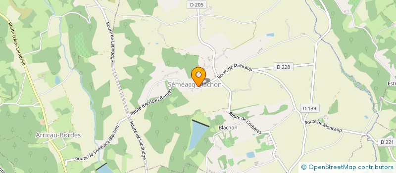localisation de l'entreprise COMITE DES FETES DE SEMEACQ-BLACHON  SEMEACQ-BLACHON