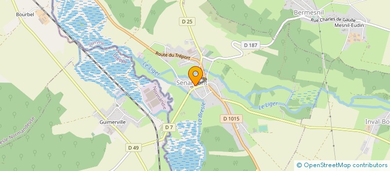 localisation de l'entreprise COMITE DES FETES DE SENARPONT  SENARPONT