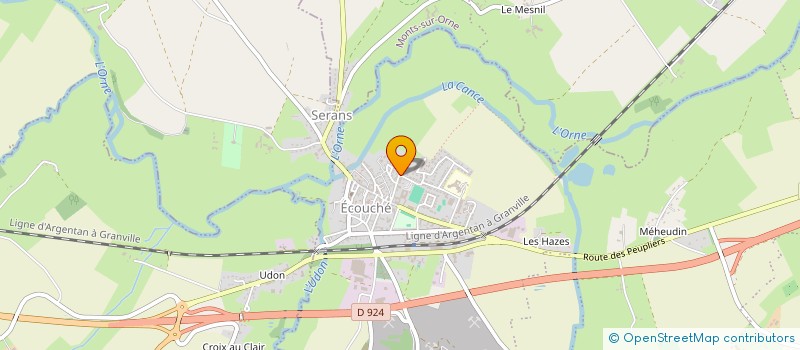 localisation de l'entreprise COMITE DES FETES DE SERANS  ECOUCHE-LES-VALLEES