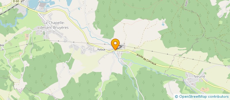 localisation de l'entreprise COMITE DES FETES DE SERCOEUR  SERCUR