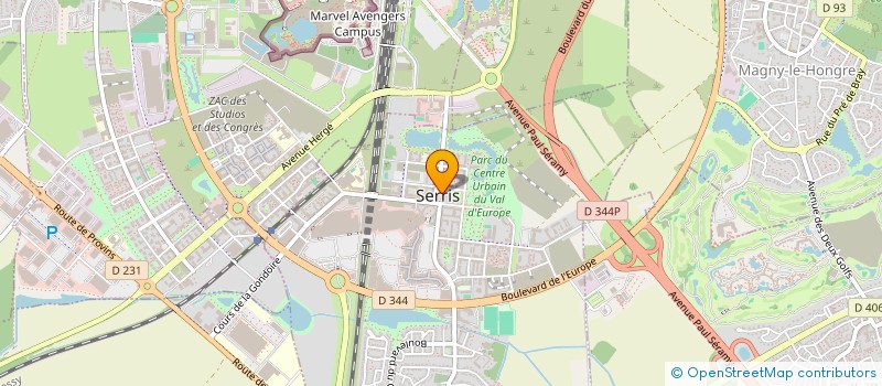 localisation de l'entreprise COMITE DES FETES DE SERRIS  SERRIS