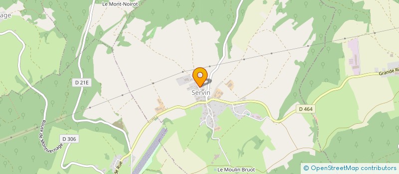localisation de l'entreprise COMITE DES FETES DE SERVIN  SERVIN