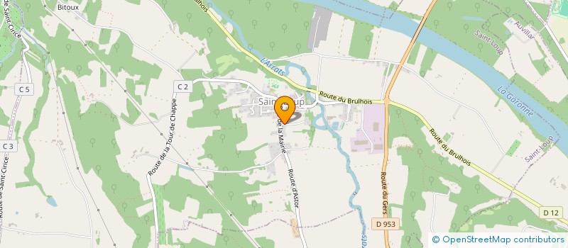 localisation de l'entreprise COMITE DES FETES DE SISTELS  SISTELS