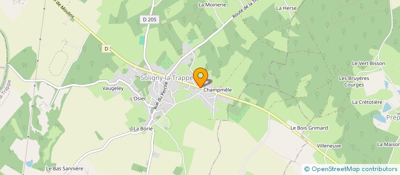 localisation de l'entreprise COMITE DES FETES DE SOLIGNY LA TRAPPE à SOLIGNY-LA-TRAPPE