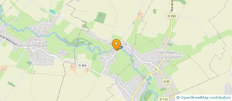 localisation de l'entreprise COMITE DES FETES DE SOMMAING SUR ECAILLON à SOMMAING