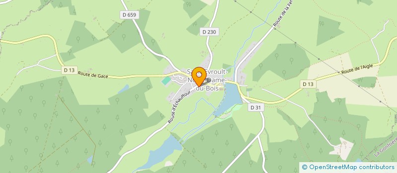 localisation de l'entreprise COMITE DES FETES DE ST EVROULT NOTRE DAME DU BOIS à SAINT-EVROULT-NOTRE-DAME-DU-BOIS