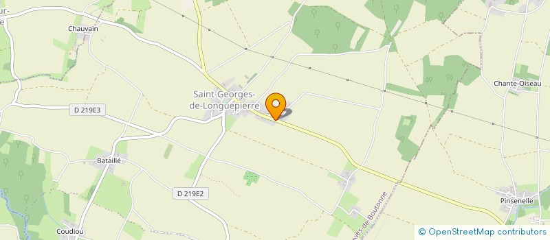 localisation de l'entreprise COMITE DES FETES DE ST GEORGES DE LONGUEPIERRE  SAINT-GEORGES-DE-LONGUEPIERRE