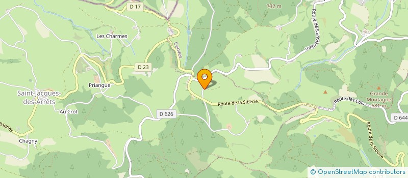 localisation de l'entreprise COMITE DES FETES DE ST MAMERT  DEUX-GROSNES