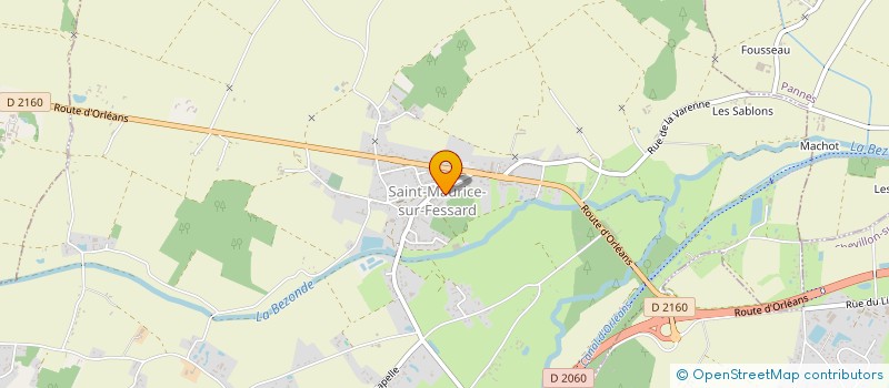localisation de l'entreprise COMITE DES FETES DE ST MAURICE S FESSARD à SAINT-MAURICE-SUR-FESSARD