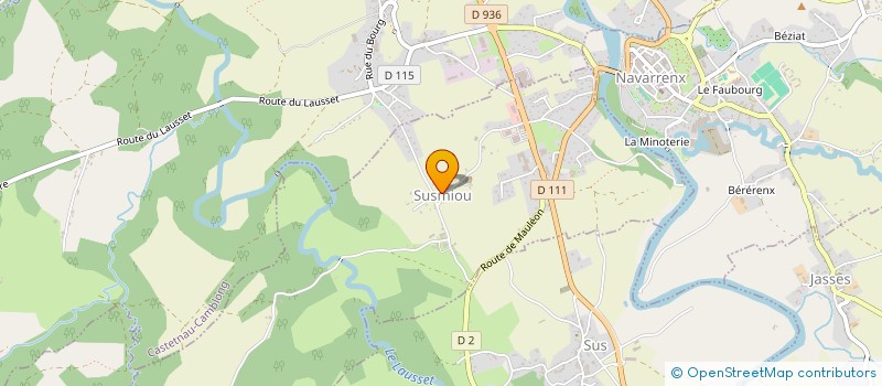 localisation de l'entreprise COMITE DES FETES DE SUSMIOU  SUSMIOU