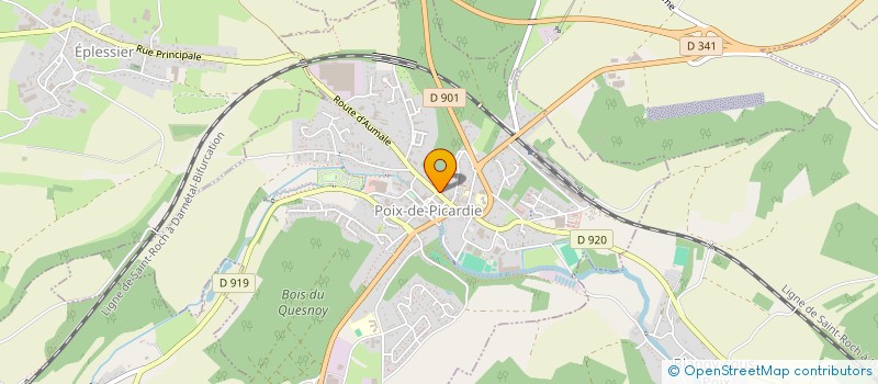 localisation de l'entreprise COMITE DES FETES DE THIEULLOY LA VILLE  THIEULLOY-LA-VILLE