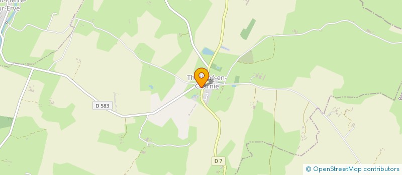 localisation de l'entreprise COMITE DES FETES DE THORIGNE EN CHARNIE  THORIGNE-EN-CHARNIE