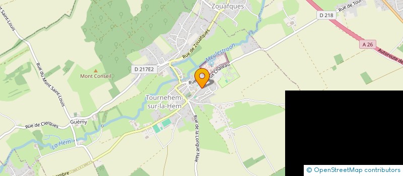 localisation de l'entreprise COMITE DES FETES DE TOURNEHEM  TOURNEHEM-SUR-LA-HEM