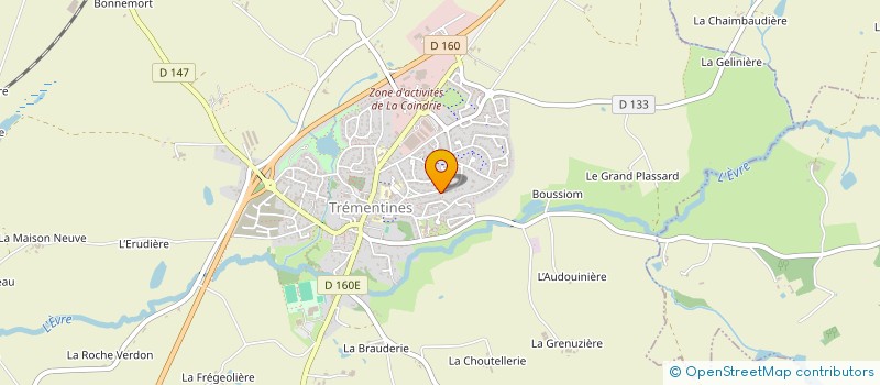 localisation de l'entreprise COMITE DES FETES DE TREMENTINES  TREMENTINES