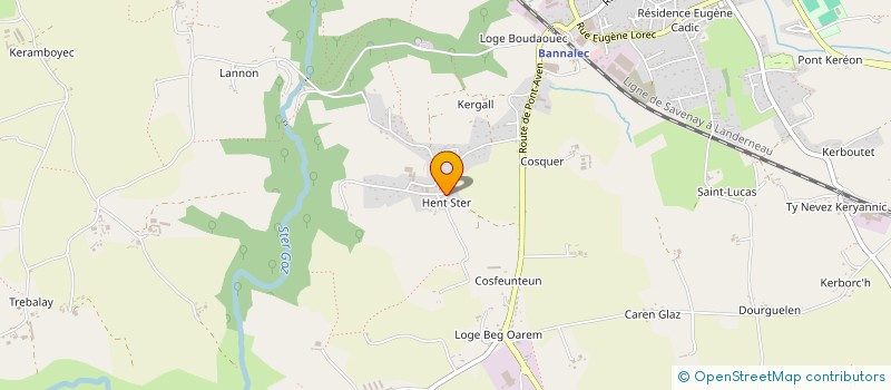 localisation de l'entreprise COMITE DES FETES DE TREMEUR  BANNALEC