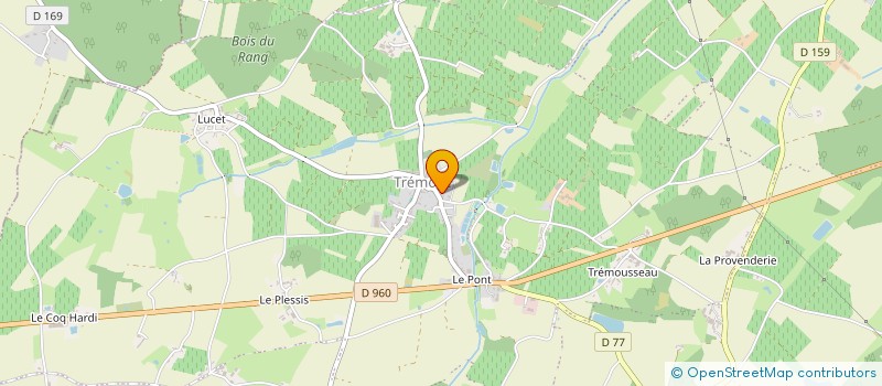 localisation de l'entreprise COMITE DES FETES DE TREMONT à LYS-HAUT-LAYON