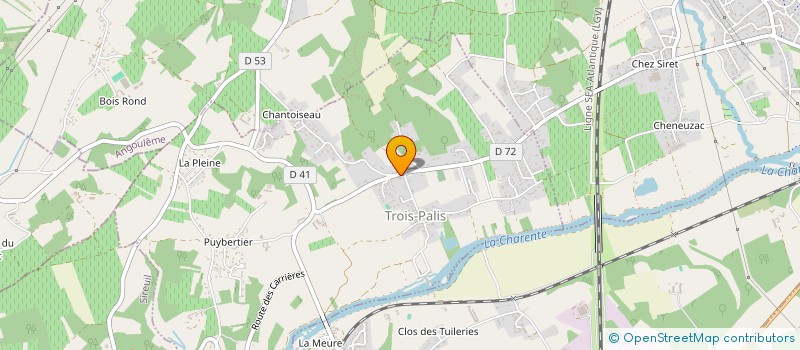 localisation de l'entreprise COMITE DES FETES DE TROIS PALIS à TROIS-PALIS
