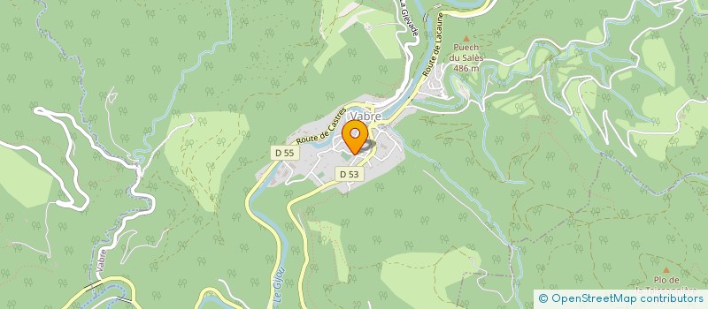 localisation de l'entreprise COMITE DES FETES DE VABRE  VABRE