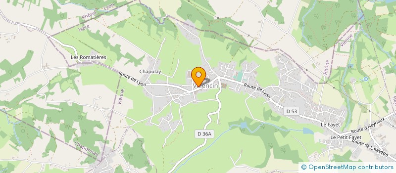 localisation de l'entreprise COMITE DES FETES DE VALENCIN  VALENCIN