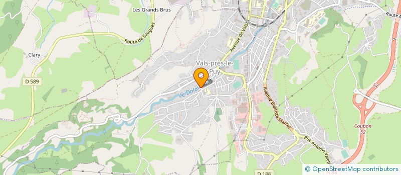 localisation de l'entreprise COMITE DES FETES DE VALS à VALS-PRES-LE-PUY