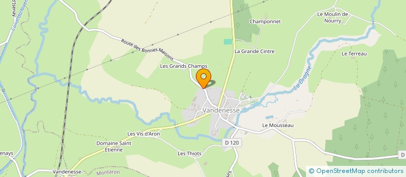 localisation de l'entreprise COMITE DES FETES DE VANDENESSE à VANDENESSE
