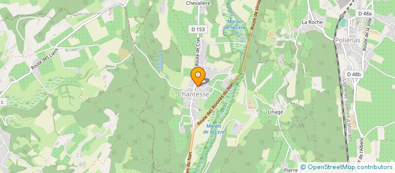 localisation de l'entreprise COMITE DES FETES DE VARACIEUX  VARACIEUX